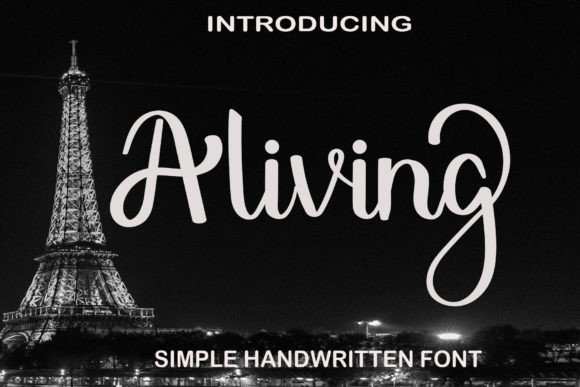 Aliving Script Handwritten Font for Warm, Authentic Branding