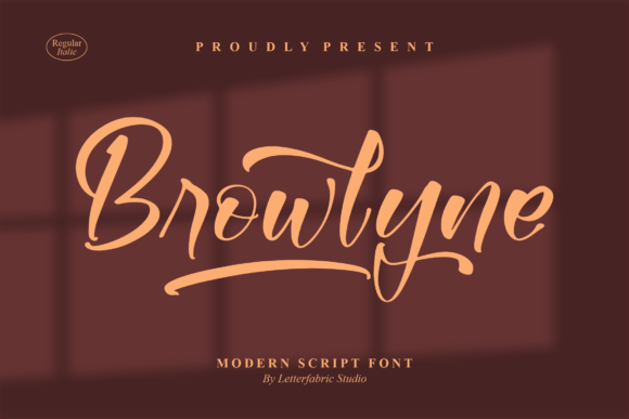Browlyne: Elegant Script Handwritten Font for Crafters