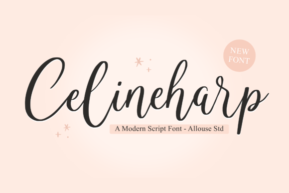 Celineharp: A Modern Script Font for Handmade Brands