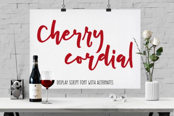 Cherry Cordial: A Script Handwritten Font That Makes Campaign Text Pop