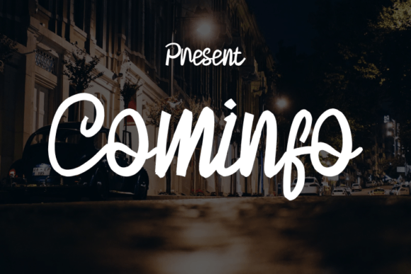 Cominfo: A Modern Script Typeface for Luxury Branding