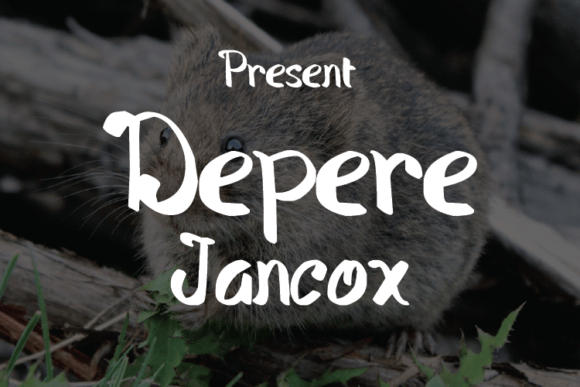 Depere Jancox: A Modern Script Handwritten Font for Elegant Product Design