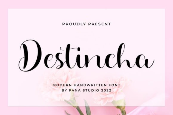 Destincha: A Stylish Handwritten Font for Makers
