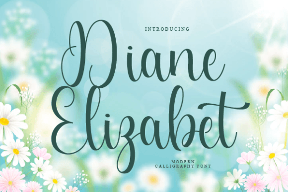 Diane Elizabet Script Font for High-Impact Marketing Design