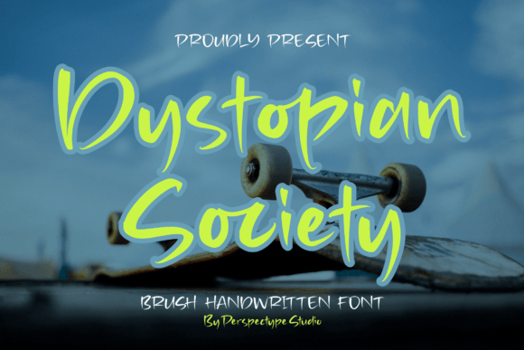 Dystopian Society Font for Handwritten Branding Projects