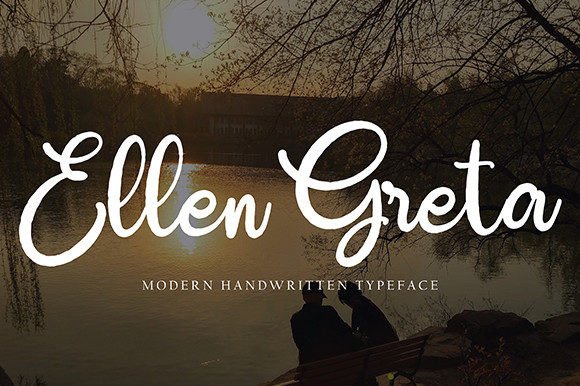 Ellen Greta: A Modern Handwritten Script Font for Real Branding