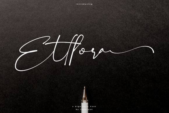 Ettlora: A Premium Script Handwritten Font for Editorial Warmth