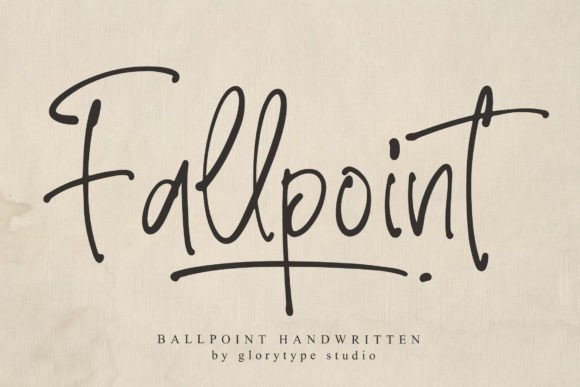 Fallpoint: A Script Handwritten Font for Authentic Branding