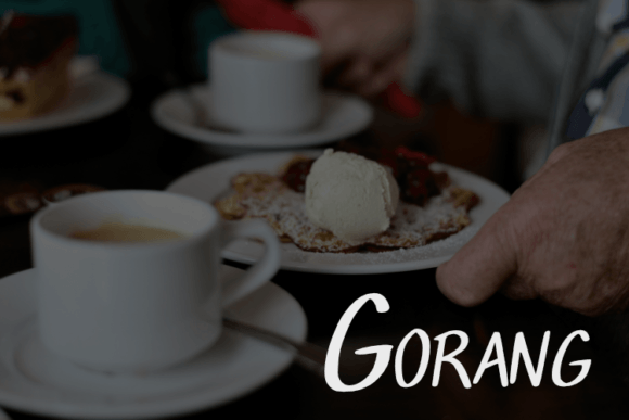 Gorang Script Typeface for Elegant Handmade Branding