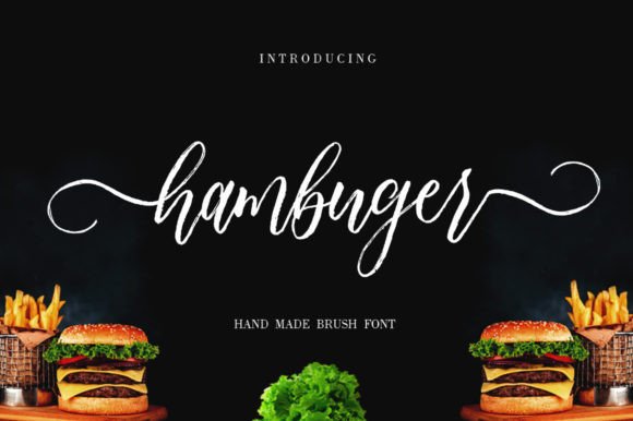 Hambuger: A Modern Script Handwritten Font for Editorial Charm