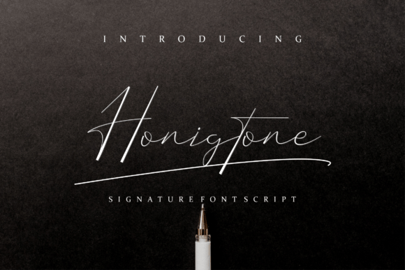 Honigtone: A Slim Authentic Script Font for Real Branding
