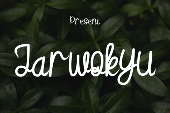 Jarwokyu Script Typeface for Elegant Branding