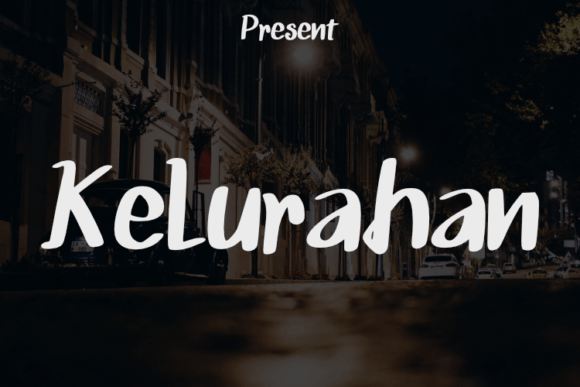 Kelurahan: A Modern Script Typeface for Elegant Branding