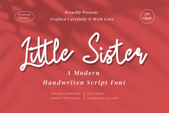 Little Sister Script Font for Elegant Campaign Design