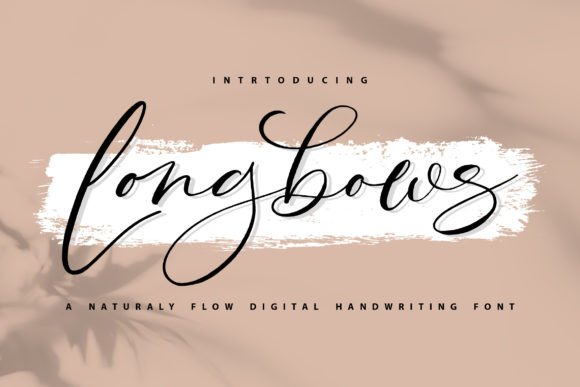 Longbows Script Font for Handmade Creators