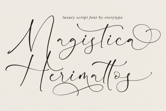 Magistica Herimattos: A Luxurious Script Font for Elegant Branding