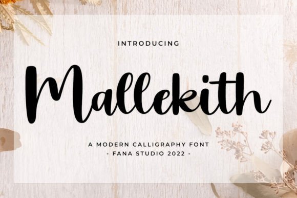 Mallekith Script Font for Elegant Brand Identity