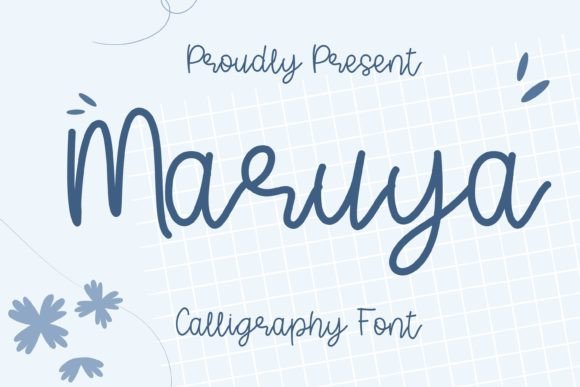 Maruya: A Thin and Beautiful Script Font for Small Business Branding