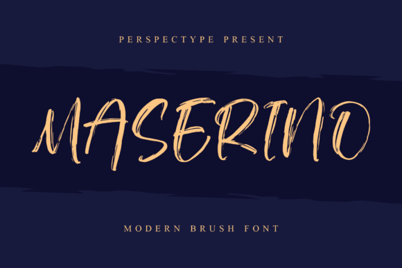 Maserino: A Modern Brush Font for Designers