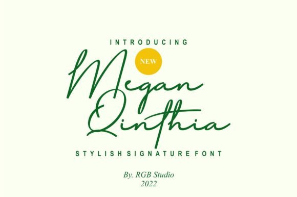 Megan Qinthia Script Font for Professional Branding