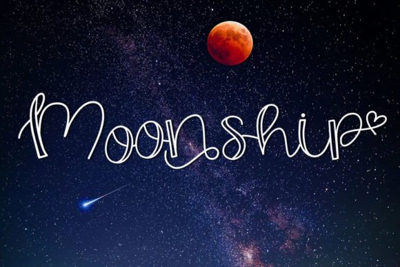 Moonship: A Playful Handwritten Font for Modern Designers
