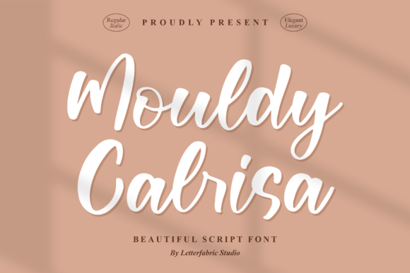 Mouldy Calrisa Script Font for Elegant Digital Branding