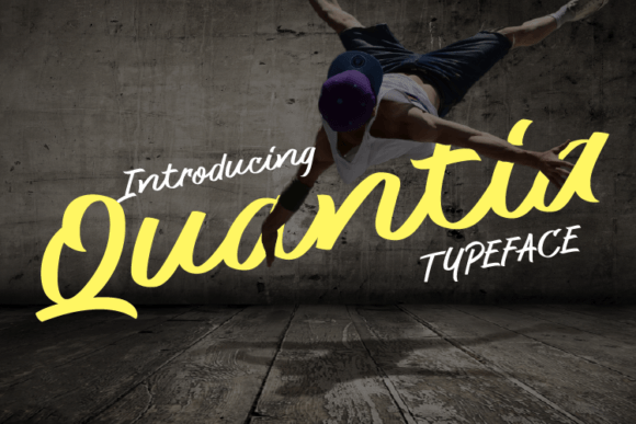 Quantia: A Casual Handwritten Script Font for Real Small Business Branding