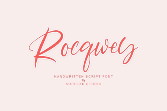 Rocqwey: A Natural Handwritten Script Font for Campaign Design