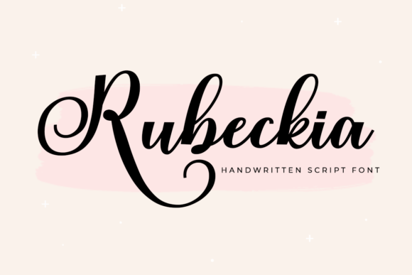 Rubeckia: An Elegant Script Typeface for Small Business Branding
