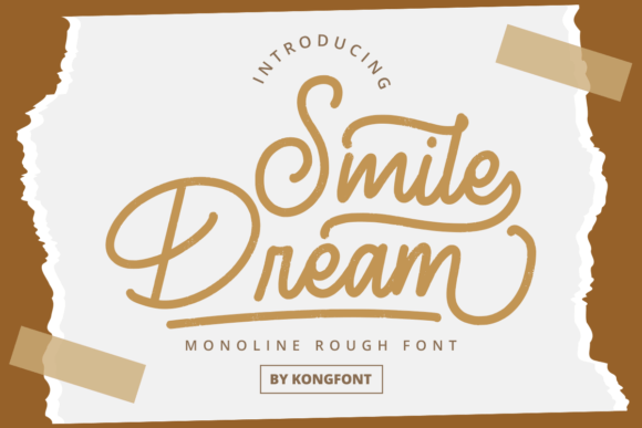Smile Dream: A Modern Script Handwritten Font for Editorial Design