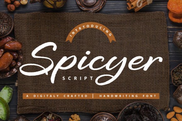 Spicyer Script Handwritten Font for Romantic Craft Projects