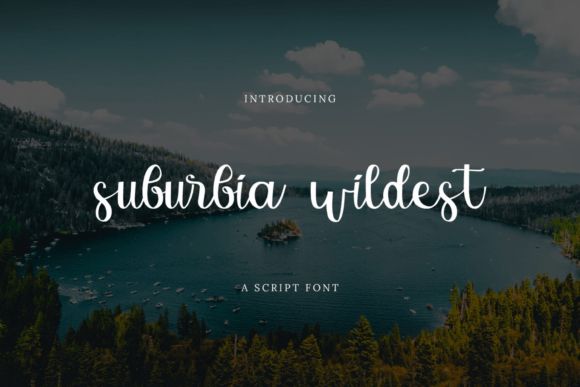Suburbia Wildest Font for Small Business Branding