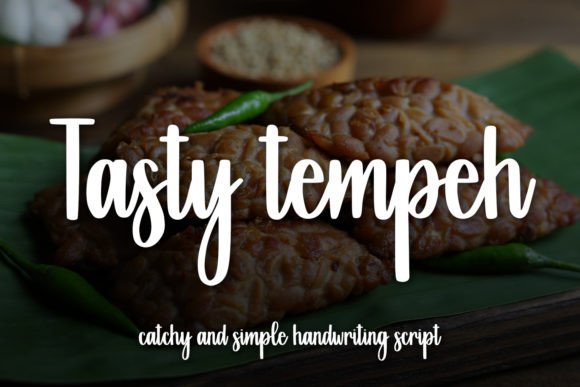 Tasty Tempeh Font for Handwritten Branding Projects