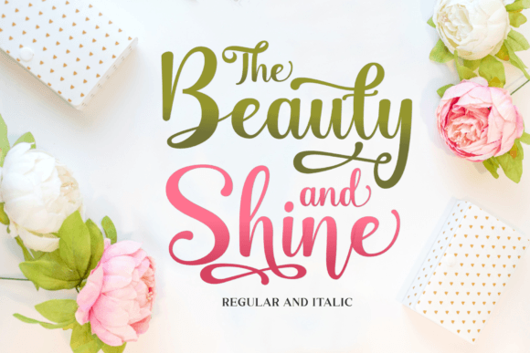 The Beauty and Shine Script Handwritten Font