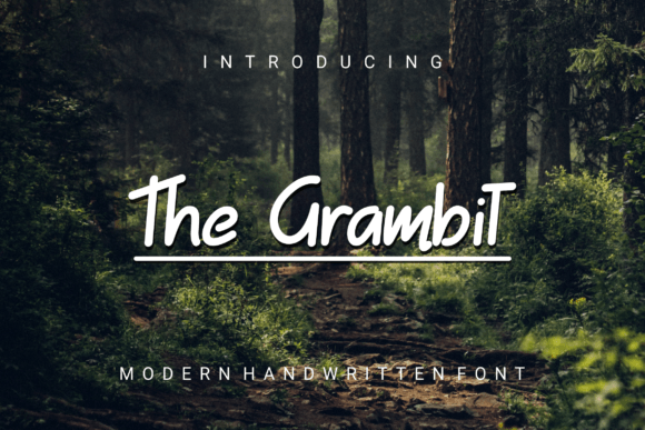 The Grambit: A Modern Handwritten Script Font for Real Branding
