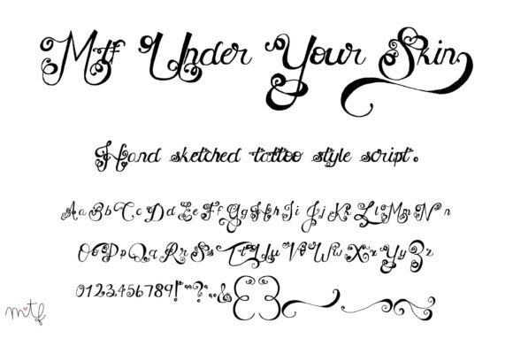 Under Your Skin: A Dainty Tattoo Script Worth Every Penny