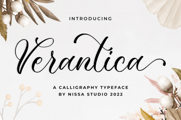 Verantica: A Delicate Script Font for Thoughtful Editorial Design